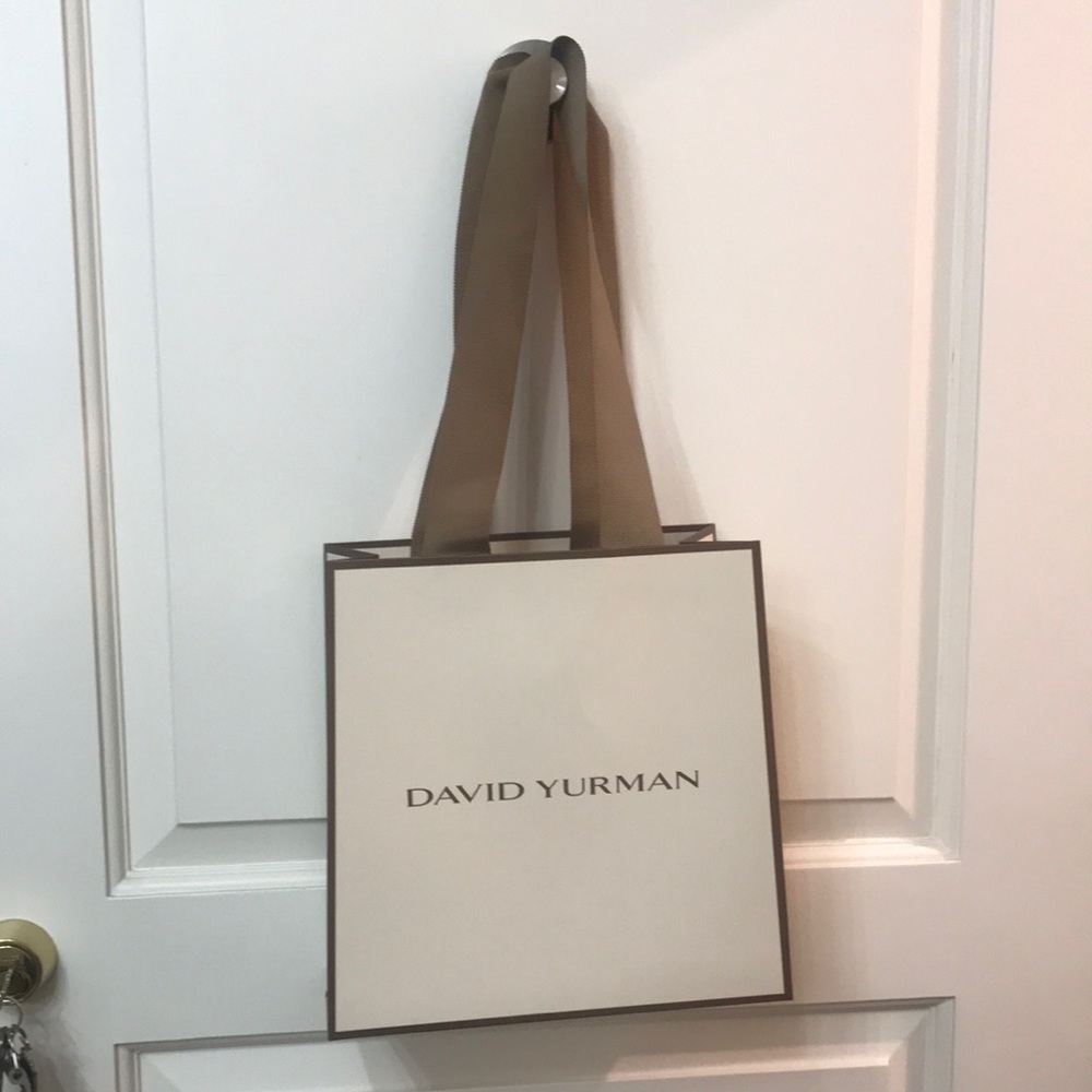 Authentic David Yurman shopping bag